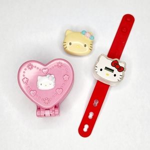 Lot of 3 Vintage Hello Kitty Accessories McDonald's Happy Meal Toys